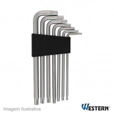 38702 - JOGO CHAVE TORX 07PC WESTERN C/F 1995