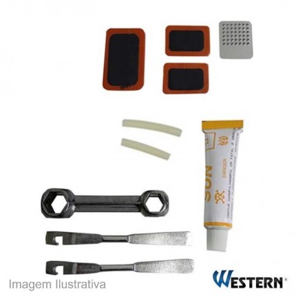 KIT REPAR.PNEU BIKE WESTERN C/10PC 3000
