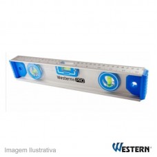 42828 - NIVEL ALUMINIO WESTERN 35CM 3BOLHAS HL35
