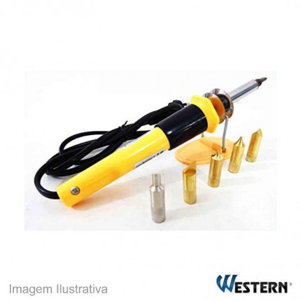 PIROGRAFO WESTERN 30W 220V C/5PONT.PI-07
