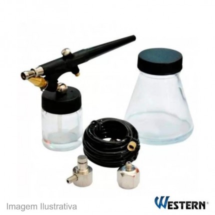 AEROGRAFO P/PINT.KIT C/06PC WESTERN AER1