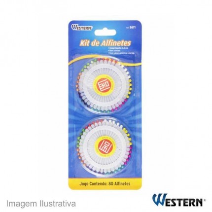 KIT DE ALFINETES 8671 WESTERN CART.C/80