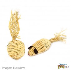 39621 - PET-363 BRINQ.GATO WESTERN BOLA/RATO PAL