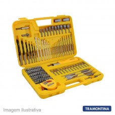 43790 - JOGO BROCA/PONTAS TRAMONT.110PCS 145/110