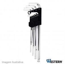 38701 - JOGO CHAVE ALLEN WEST.10PC CR LONG ALC30