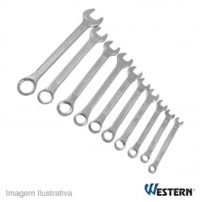 38698 - JOGO CHAVE COMB.WEST.6-17 10PCS C-10