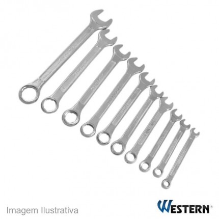 JOGO CHAVE COMB.WEST.6-17 10PCS C-10