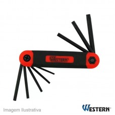 39650 - JOGO CHAVE TORX 08PC WEST.C/F DOBR.2928