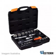 42815 - KIT SOQU.20PC C/CATR.3/4 WEST.W-21 PRO