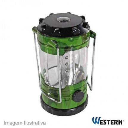 LUMINARIA LAMPIAO WEST.12LEDS EL952 3XAA