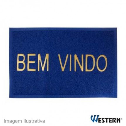 CAPACHO WEST.40X60CM(BEM VINDO)COL.TAP15