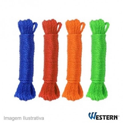 CORDA P/VARAL POLIET.04MM 10M WEST.COV10