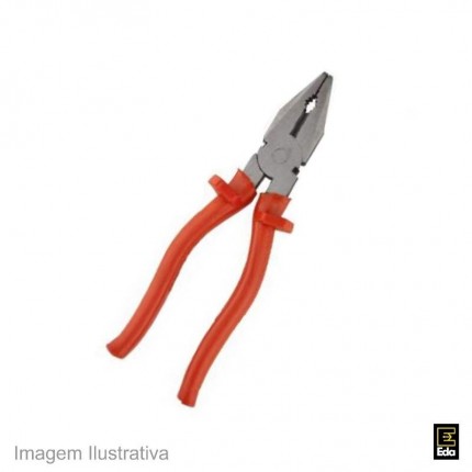 ALICATE UNIV.PVC 08 EDA CB/LARANJA 4OX