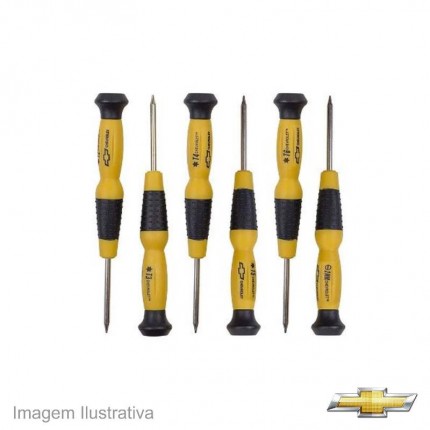 JOGO CHAVE TORX 06PC GM PRECISAO GM5180