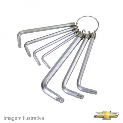 JOGO CHAVE TORX 07PC GM S/F GM5110