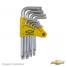 42674 - JOGO CHAVE TORX 09PC GM C/FURO GM5120